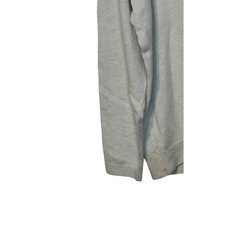 Tahari Men's Sweater Polo Heather Collared Pullover Long Sleeve Grey Medium NWT - Picture 3 of 11